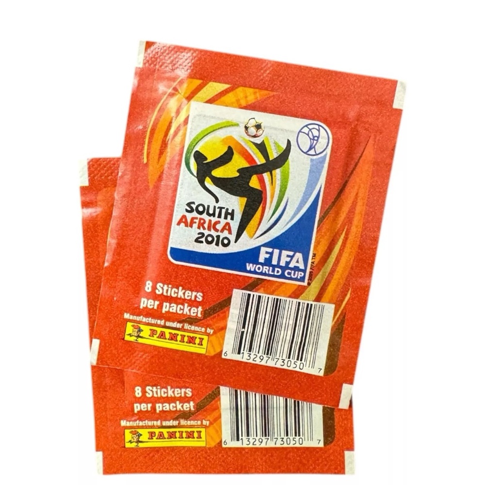 Panini Red FIFA World Cup 2010 3 Sticker Packs